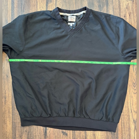 Callaway Men's Black V-neck Golf Pullover Windbreaker size XL - Picture 7 of 8